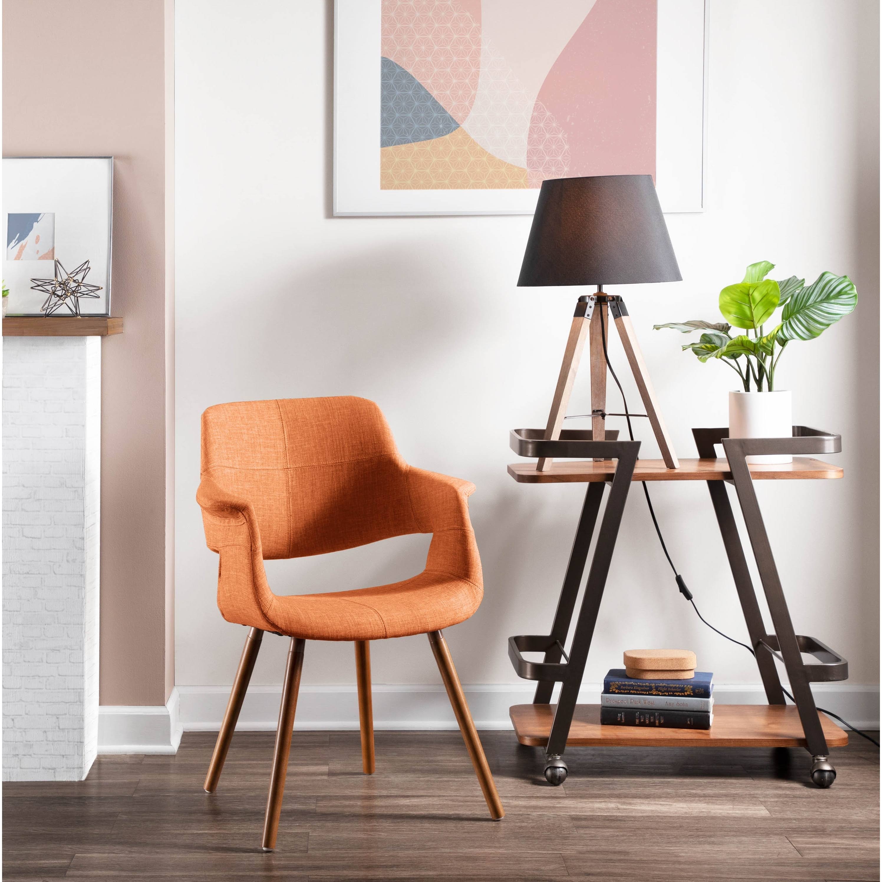 Blue Mid-Century Modern Accent Chair Z8494