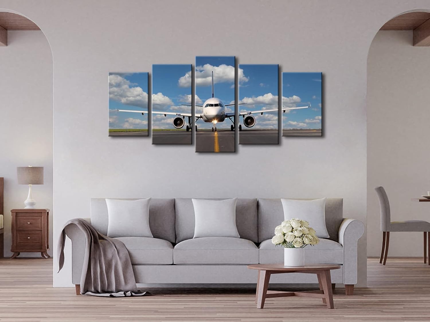5 Panel Stretched Canvas Wall Art J86469