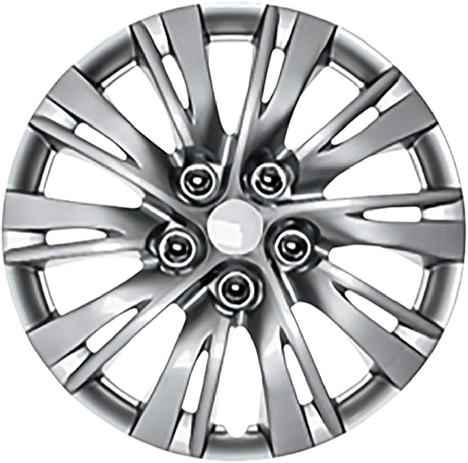 Set of 4 16" 10 Split Spoke Wheel Covers Silver D475
