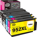 Compatible Ink Cartridges for HP 952 XL OfficeJet Pro Printers, 5-Pack U17527