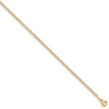 14k Yellow Gold Hollow Curb Chain Necklace, 22 Inch Z552
