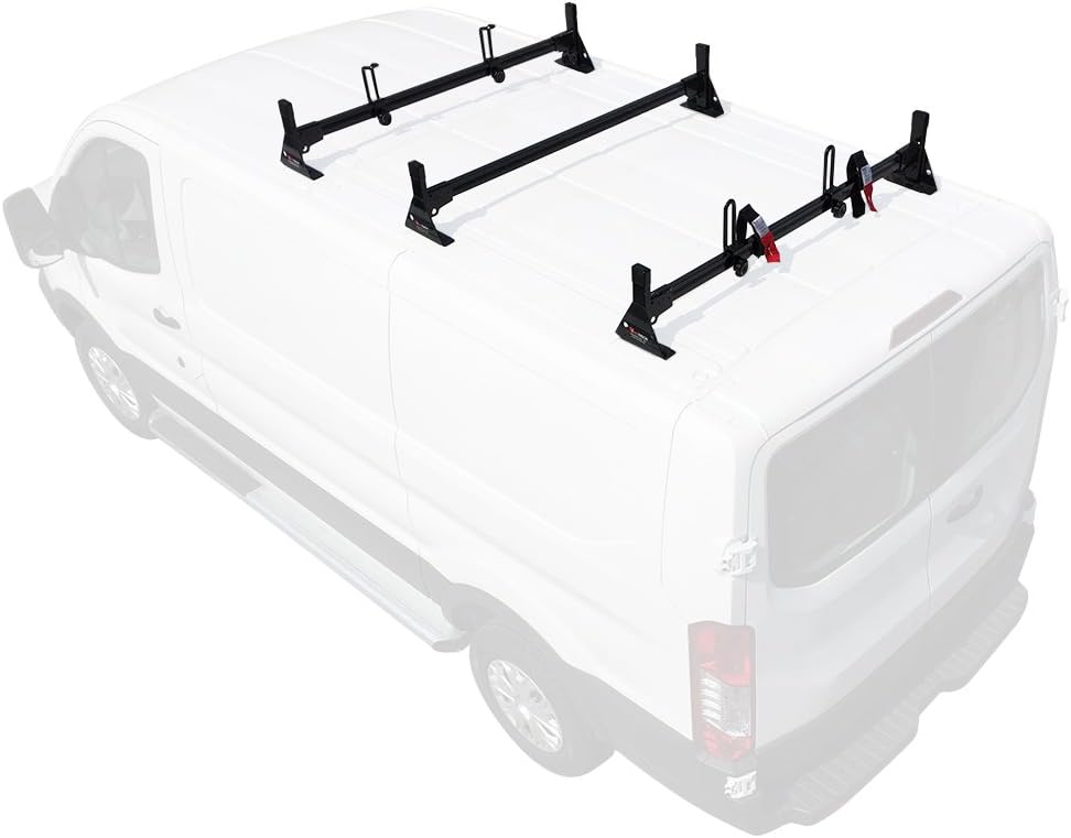 Low Profile 54 Bars Steel White Roof Rack H3308