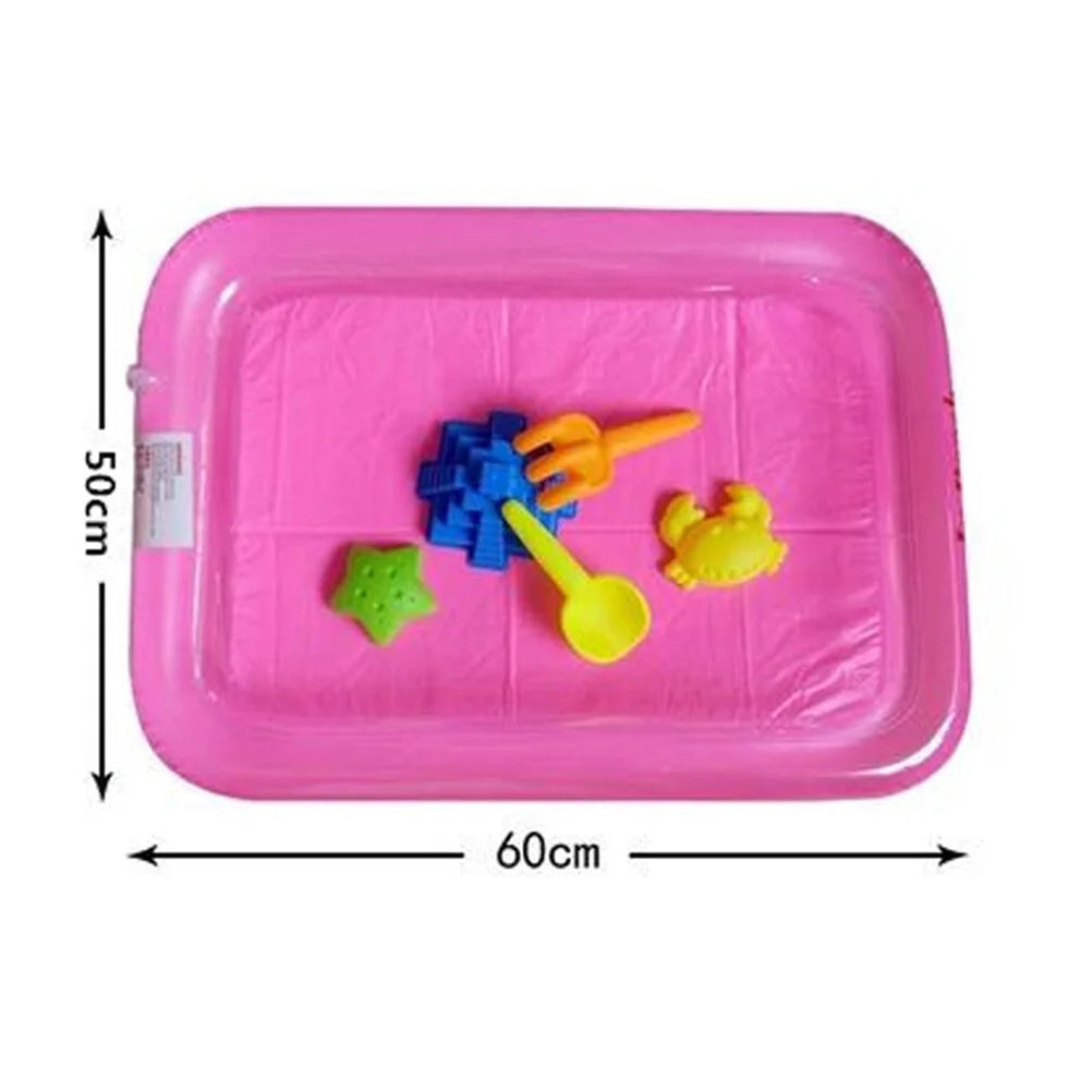 Pink Inflatable Sand Toy Tray Q713