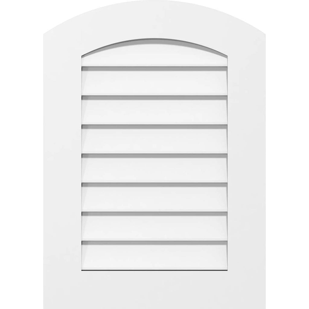 Arch Top Surface Mount PVC Gable Vent U150696
