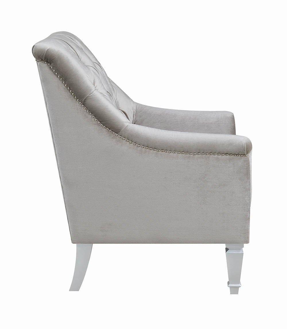 Grey Fabric Chair Y15092
