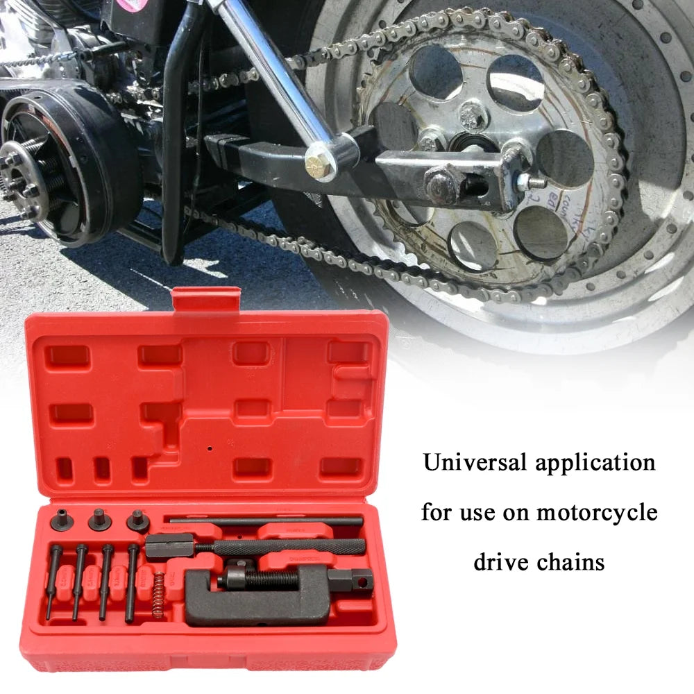 Universal Bike Chain Splitter Tool Set with Carry Case I372