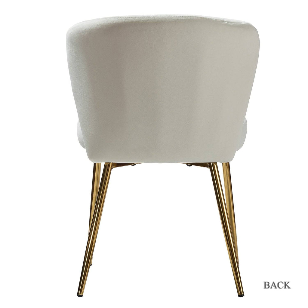 Teal Blue Side Chair with Gold Legs L789