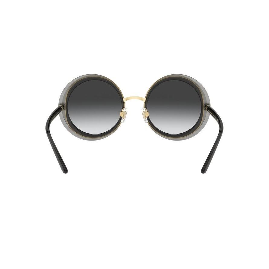 Transparent Grey Gold Sunglasses U644