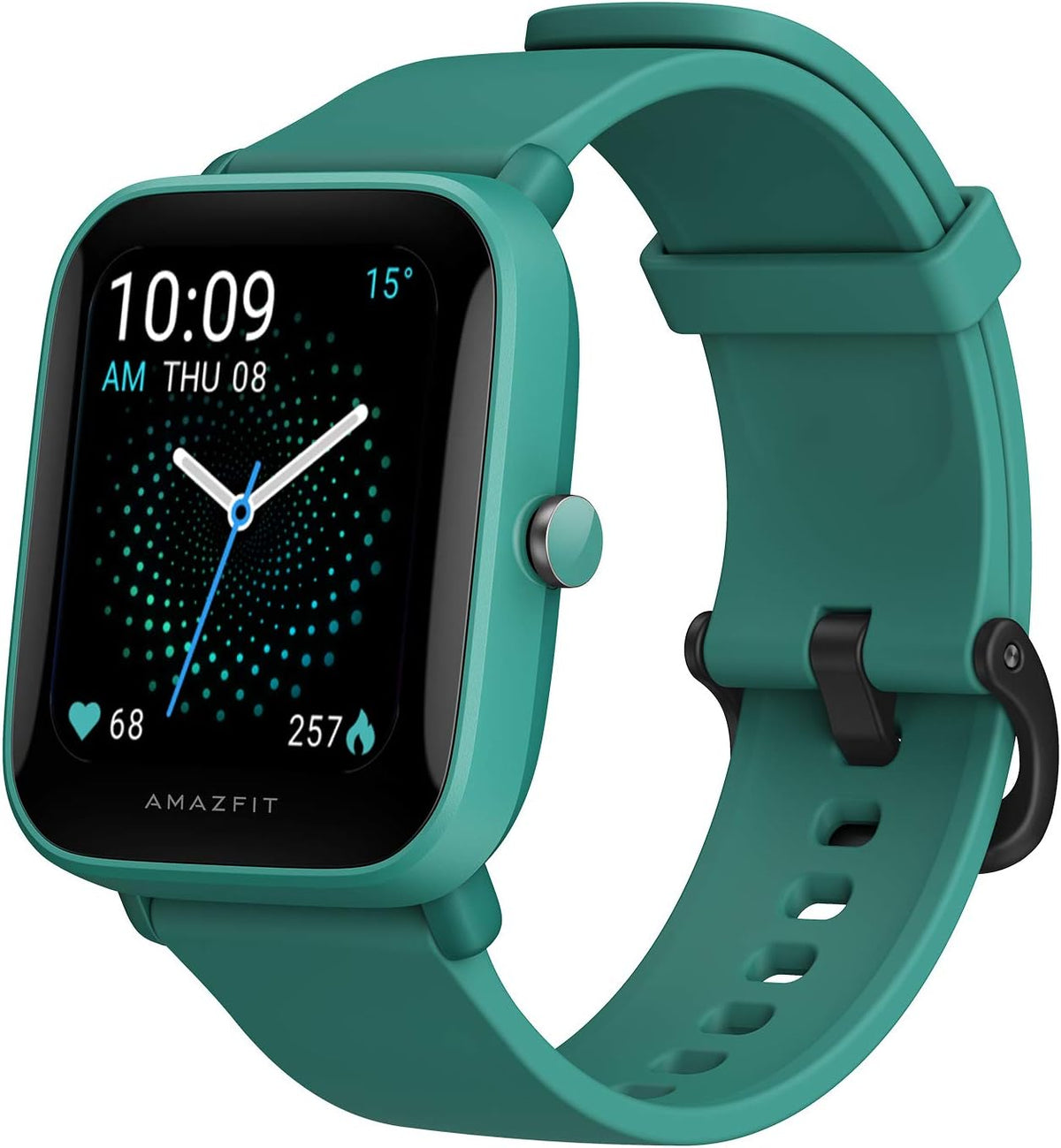 Smart Watch with Alexa Built-In, GPS Fitness Tracker, 5 ATM Water Resistant (Green) E716
