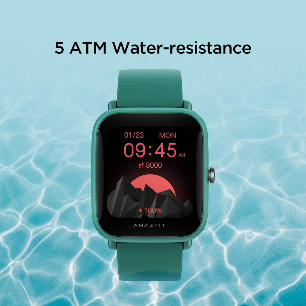 Smart Watch with Alexa Built-In, GPS Fitness Tracker, 5 ATM Water Resistant (Green) R91998