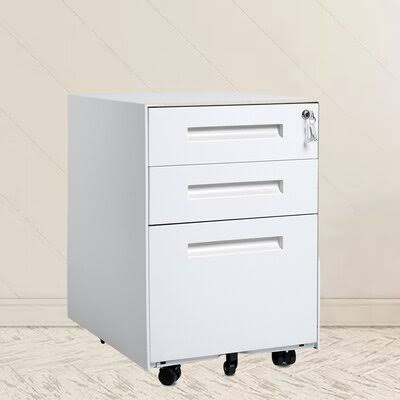 White 2-Drawer Vertical Filing Cabinet S319050