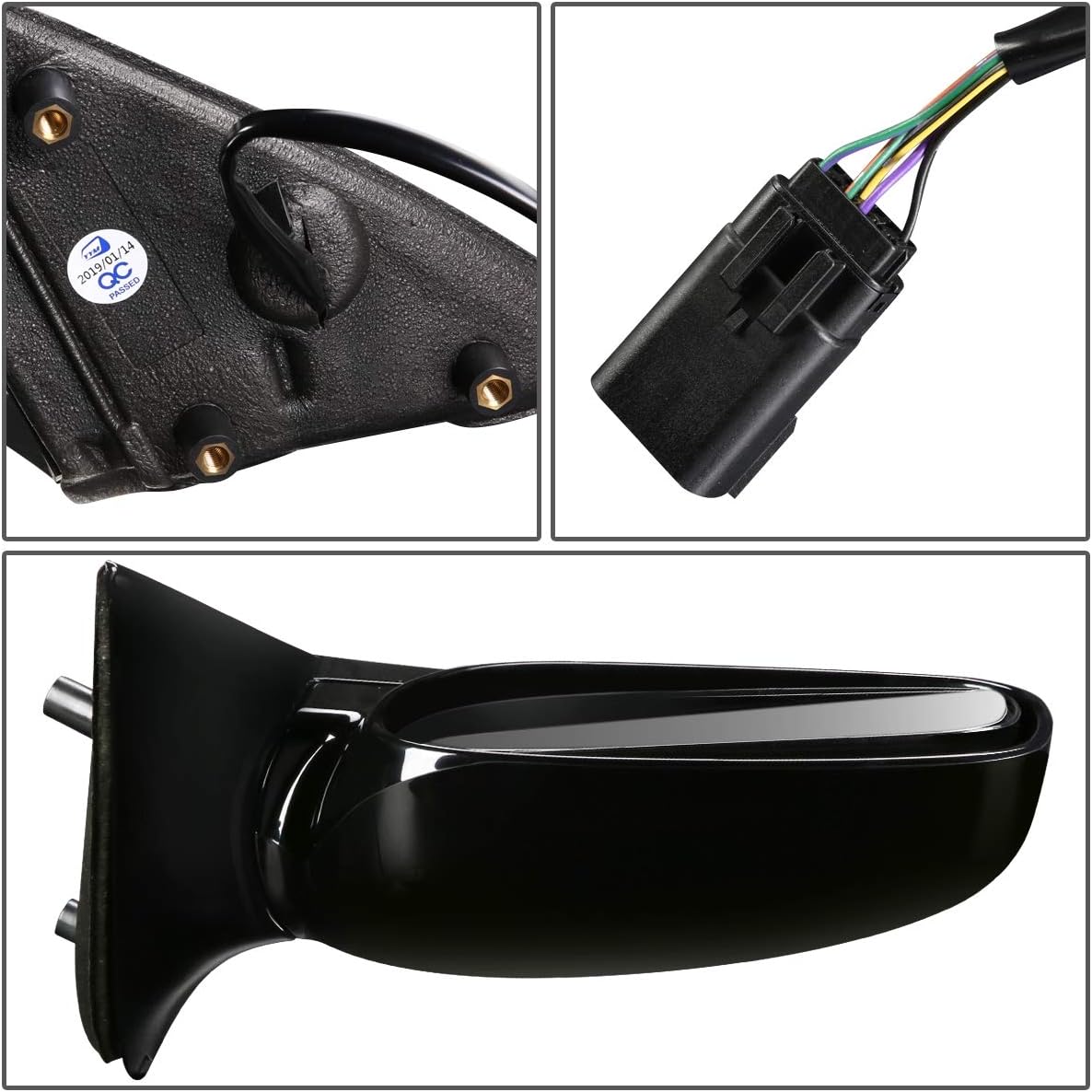 Powered Heated Passenger Side View Door Mirror B29822