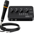 Bluetooth Wired Microphone Karaoke Mixer System with HDMI ARC and Optical (Toslink) I630743