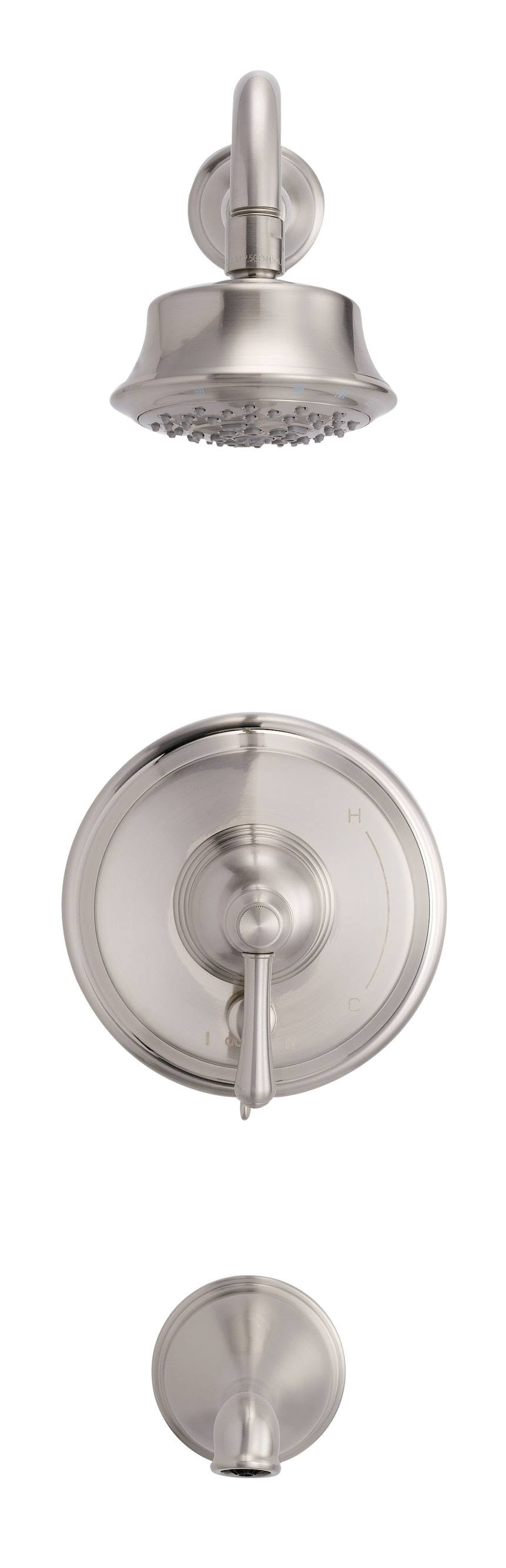 Brushed Nickel Tub Shower Trim Kit I911