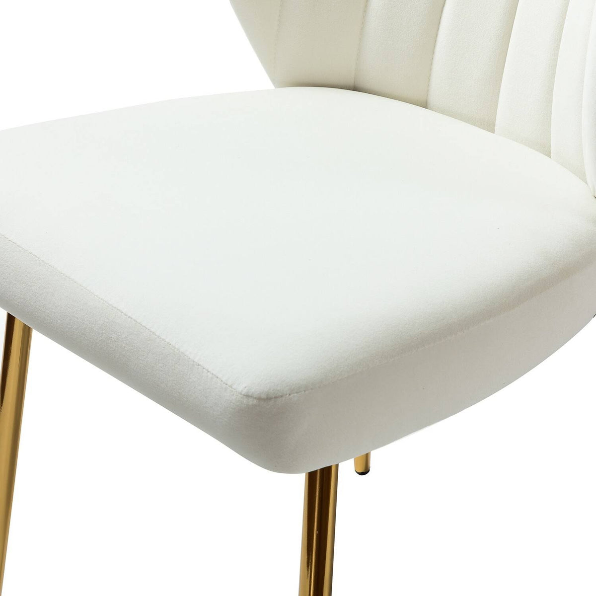 Teal Blue Side Chair with Gold Legs L789