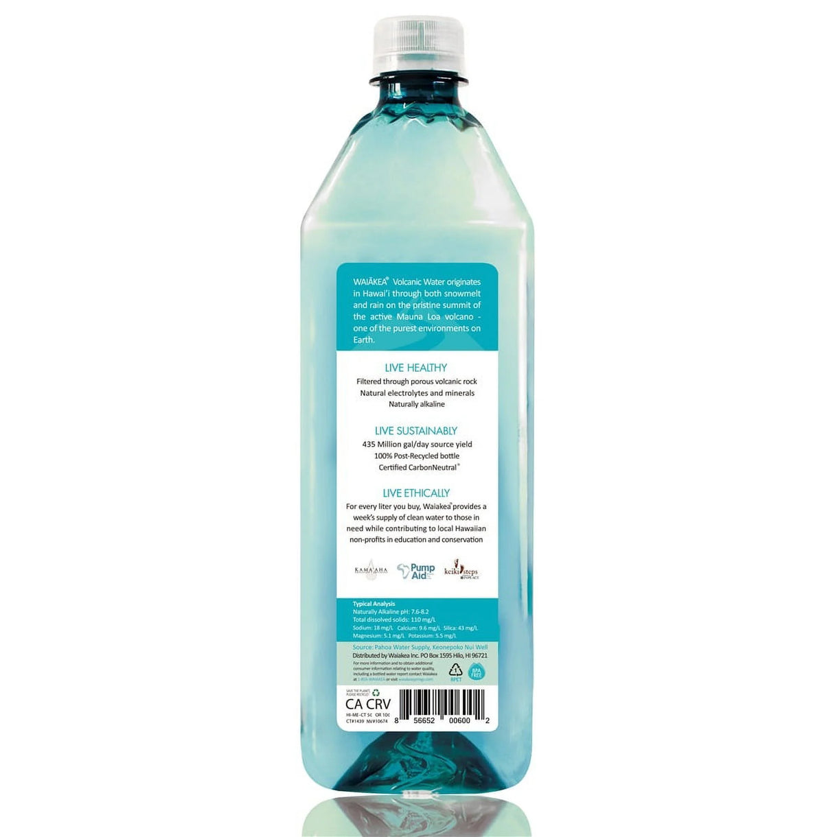 Hawaiian Volcanic Alkaline Water, 33.8 Fl Oz O568266