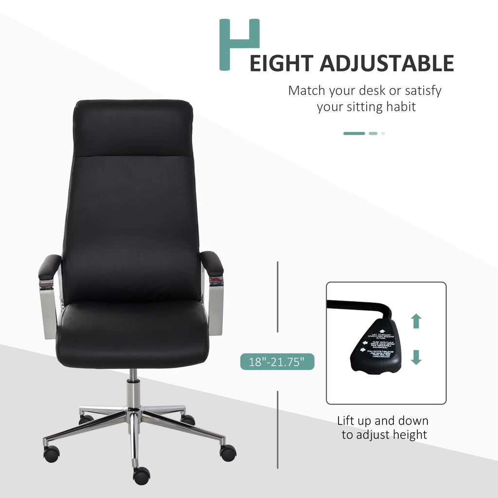Black Executive Chair with Adjustable Height & Swivel C283231
