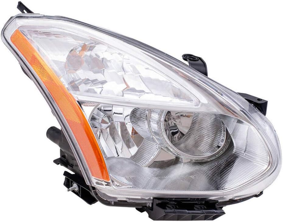 Passenger Side Halogen Headlight Assembly for Nissan Rogue 2009 2010 L398954
