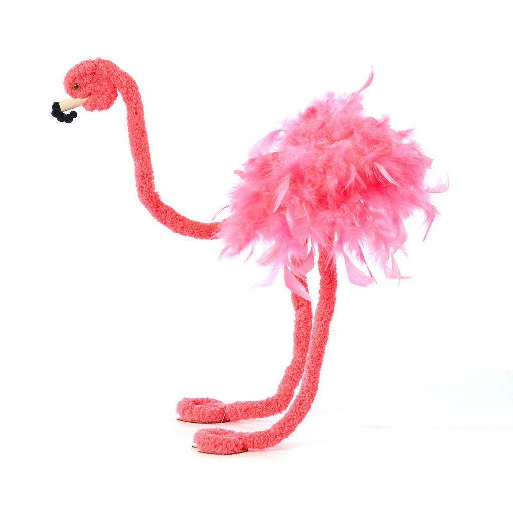 Flamingo Marionette Puppet Plush Animals W10075
