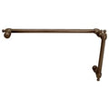 Oil Rubbed Bronze Shower Door Hardware with Towel Bar G984