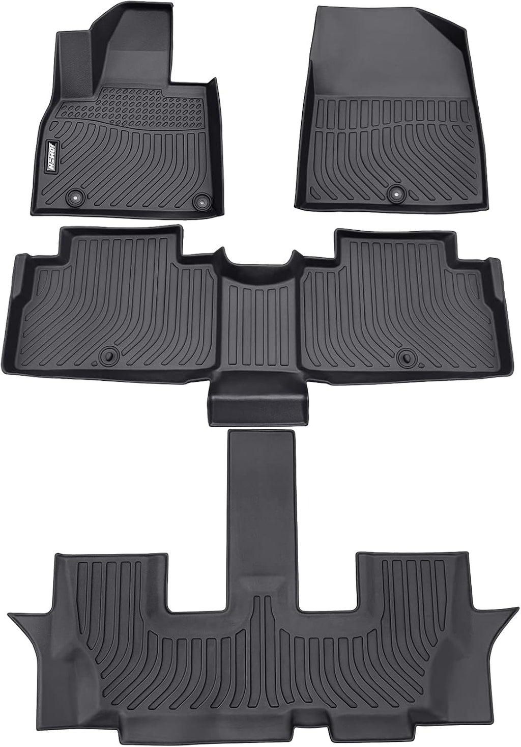 Black Custom Fit Car Floor Liner Set C87954