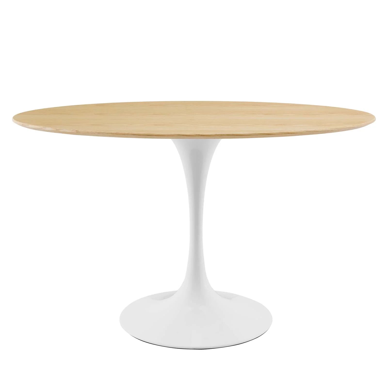 Oval 48 inch Wood Metal Dining Table T723
