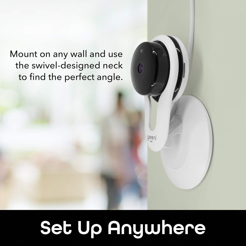 White 1080p Indoor Smart Security Camera 2 Pack K979