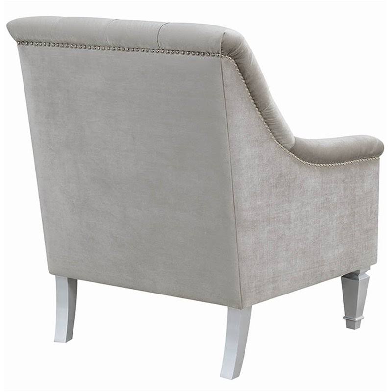 Grey Fabric Chair Y15092