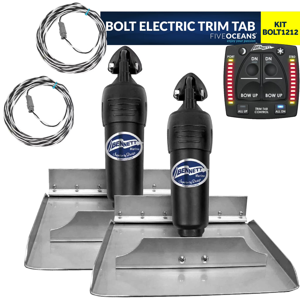 12" x 12" Electric Trim Tab System Complete Kit D6442