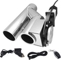 Electric Exhaust Cutout Valve 3.0 Inch 76mm Single Y Pipe with One Controller Remote Kit Y21587