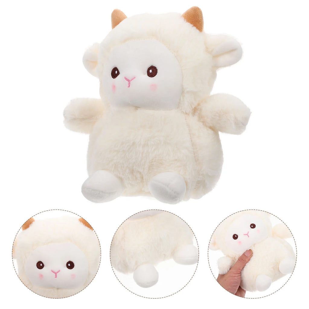 Adorable Stuffed Lamb Dog Chew Toy X60429