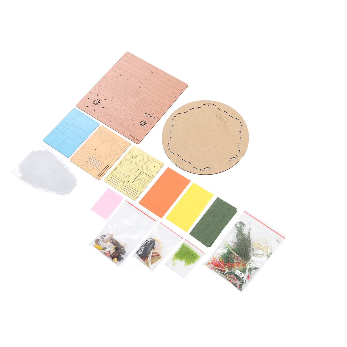 Miniature House Kit 1:24 Wood Dollhouse Kit K3763