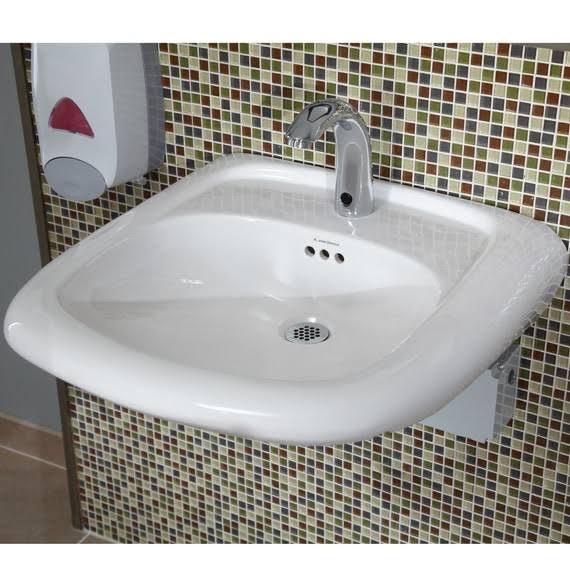 White Bathroom Sink D44577