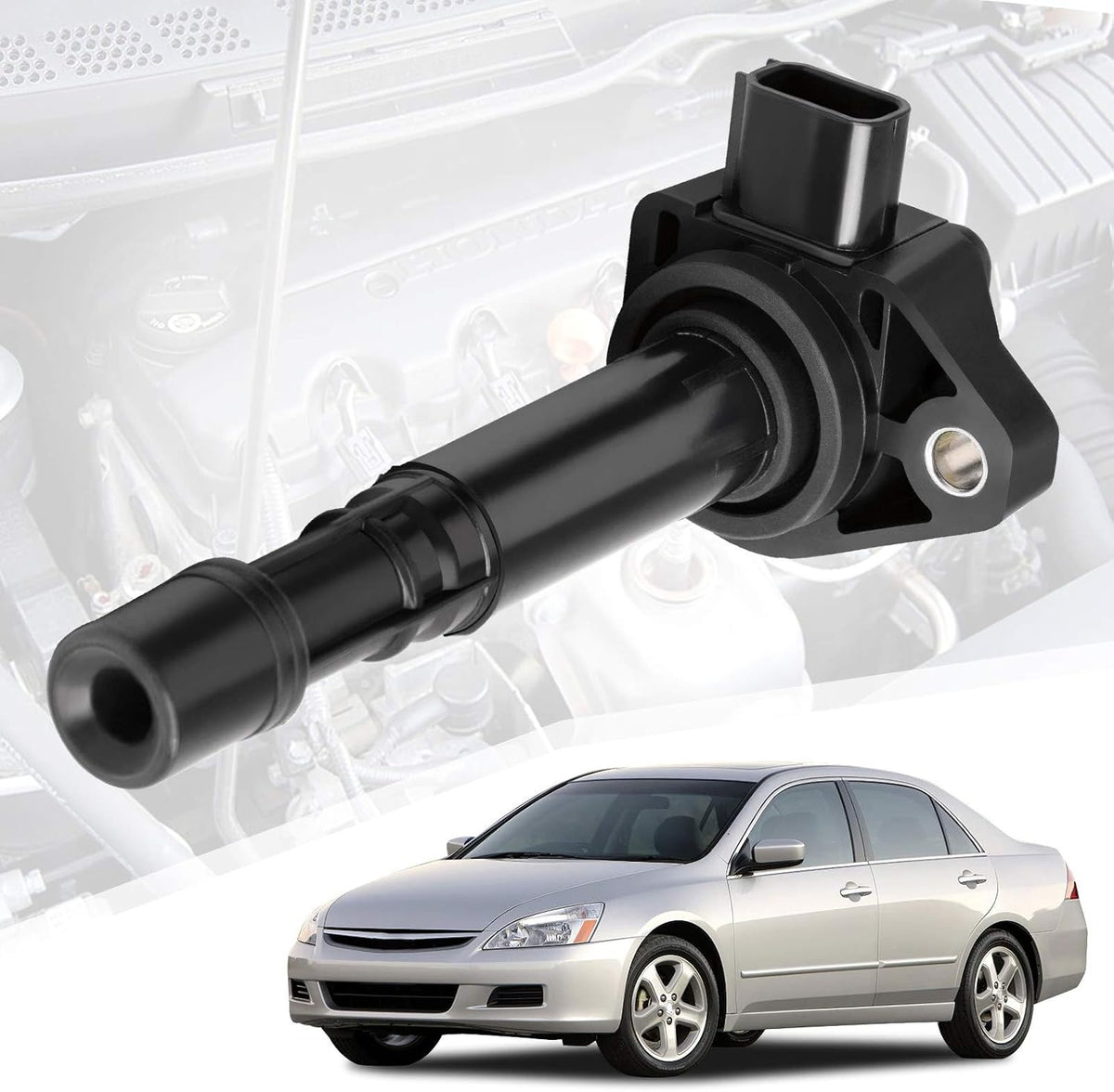 Ignition Coil 6-Pack Compatible with Honda Accord Civic Odyssey Pilot Ridgeline Acura CL RL TL 3.0L 3.2L 3.5L V6 Pack of 2 L11234