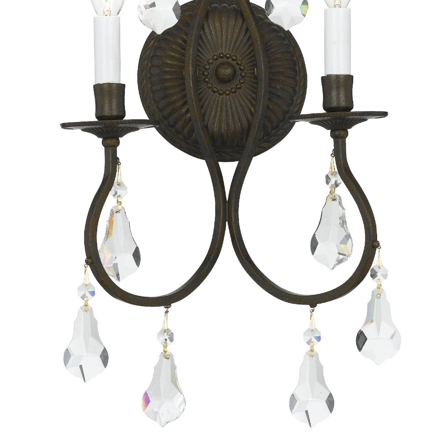 2 Light English Bronze Sconce O30044