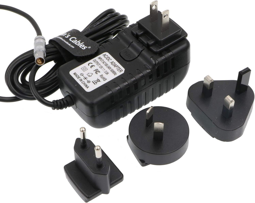Z Cam E2 Power Adapter Cable with US UK EU AU Plugs T1386