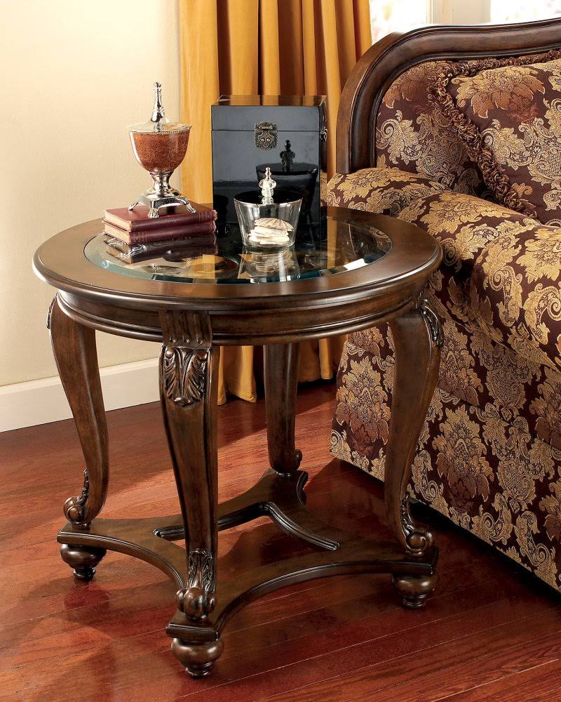 Dark Brown End Table Z29452