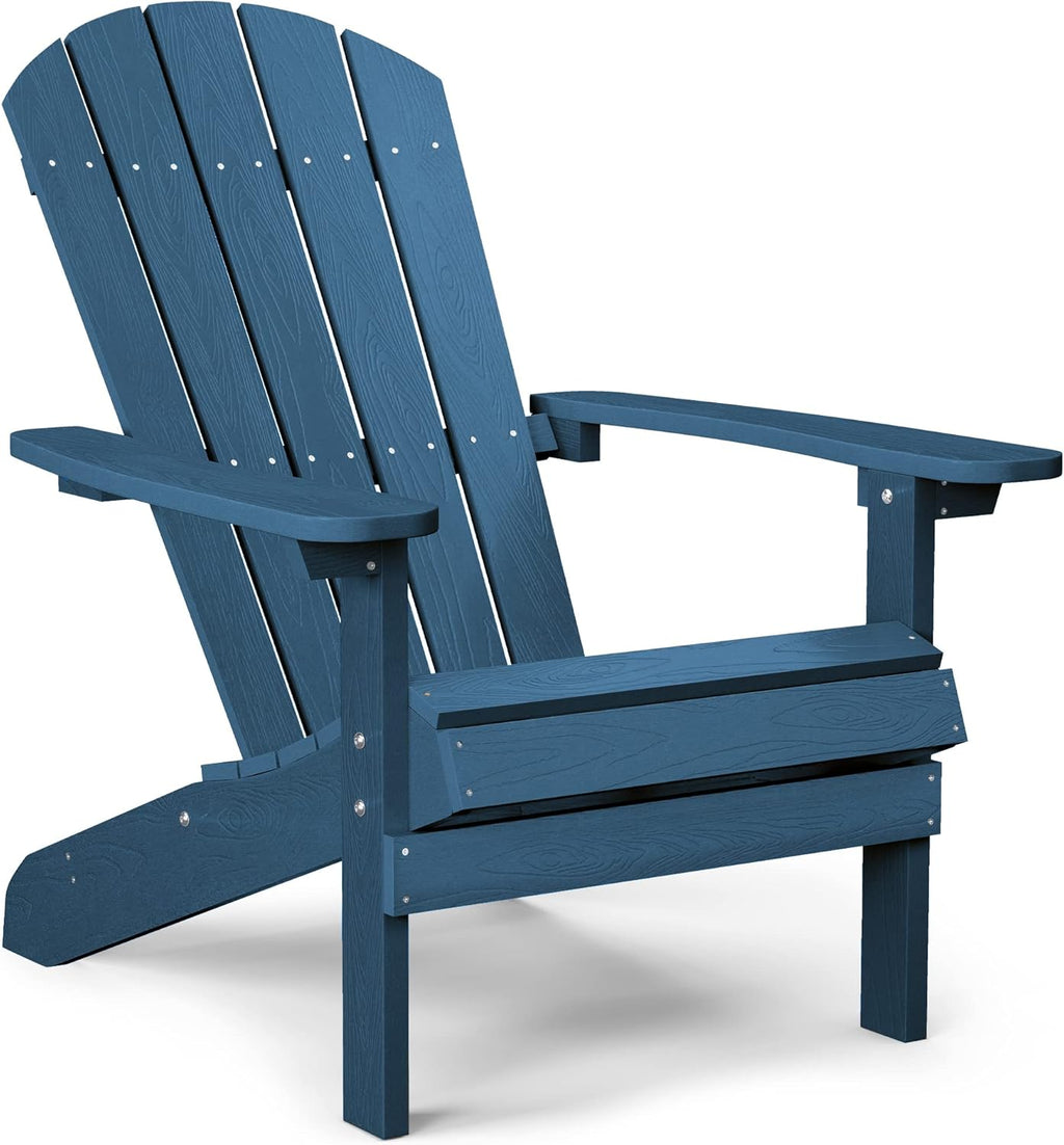 Grey Plastic Adirondack Chairs Set of 2 R85982