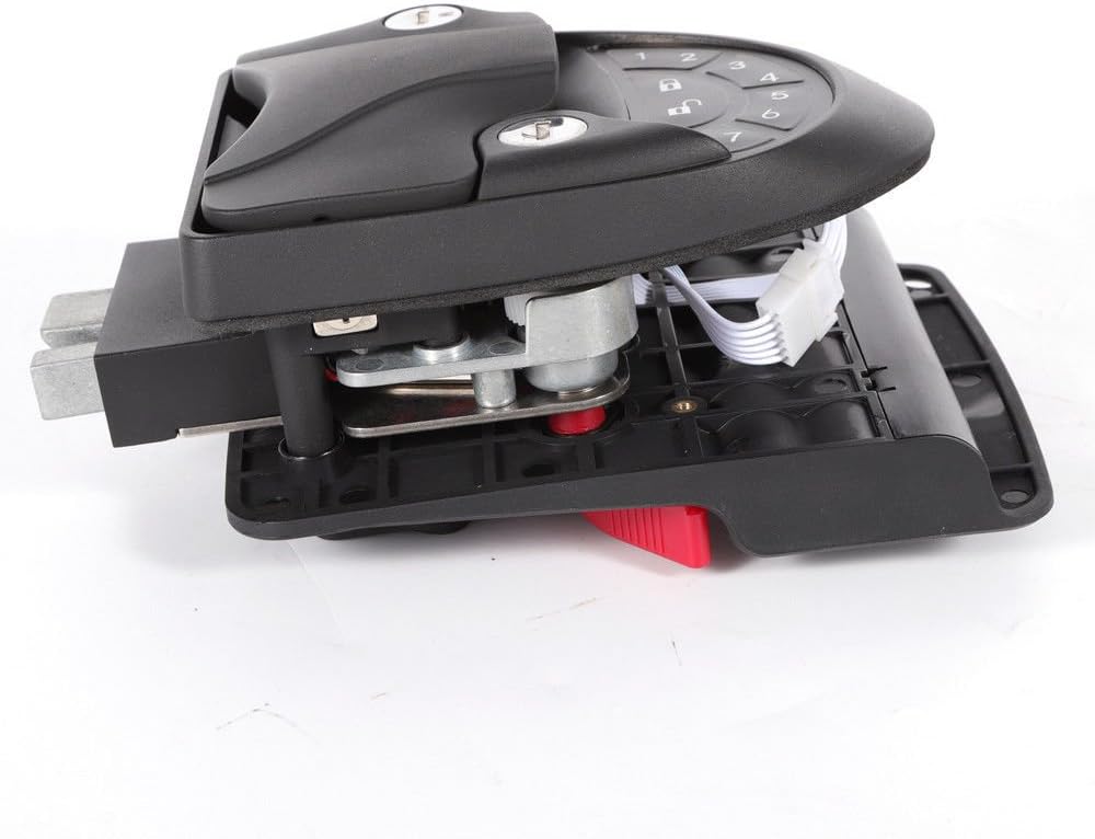 Keyless Entry Door Lock Deadbolt RV Camper Trailer Black with Keypad K90053