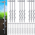 24 Pcs 12 Inch Heavy Duty Ground Stakes with Hook W88816