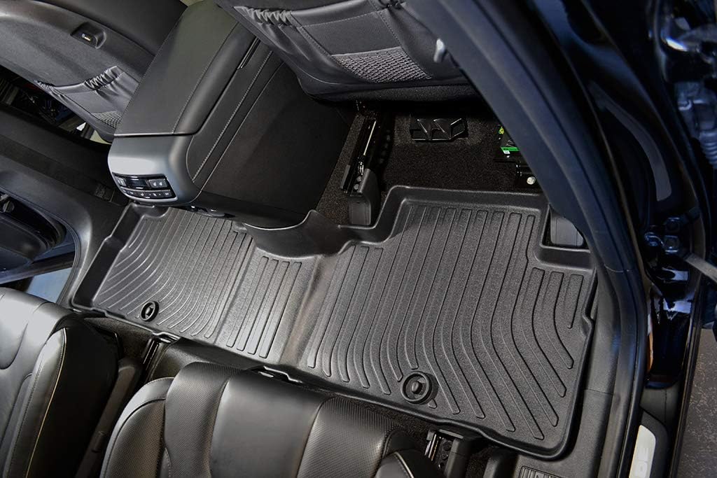 Heavy Duty Black Trunk Floor Mats for Hyundai Palisade 2020-2021 N60742