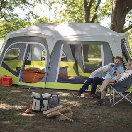 18& x 10& 12-Person 2-Room Instant Cabin Tent S4095