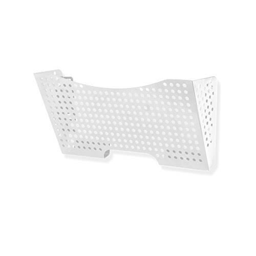 White Steel Wall File Holder Organizer Y94975