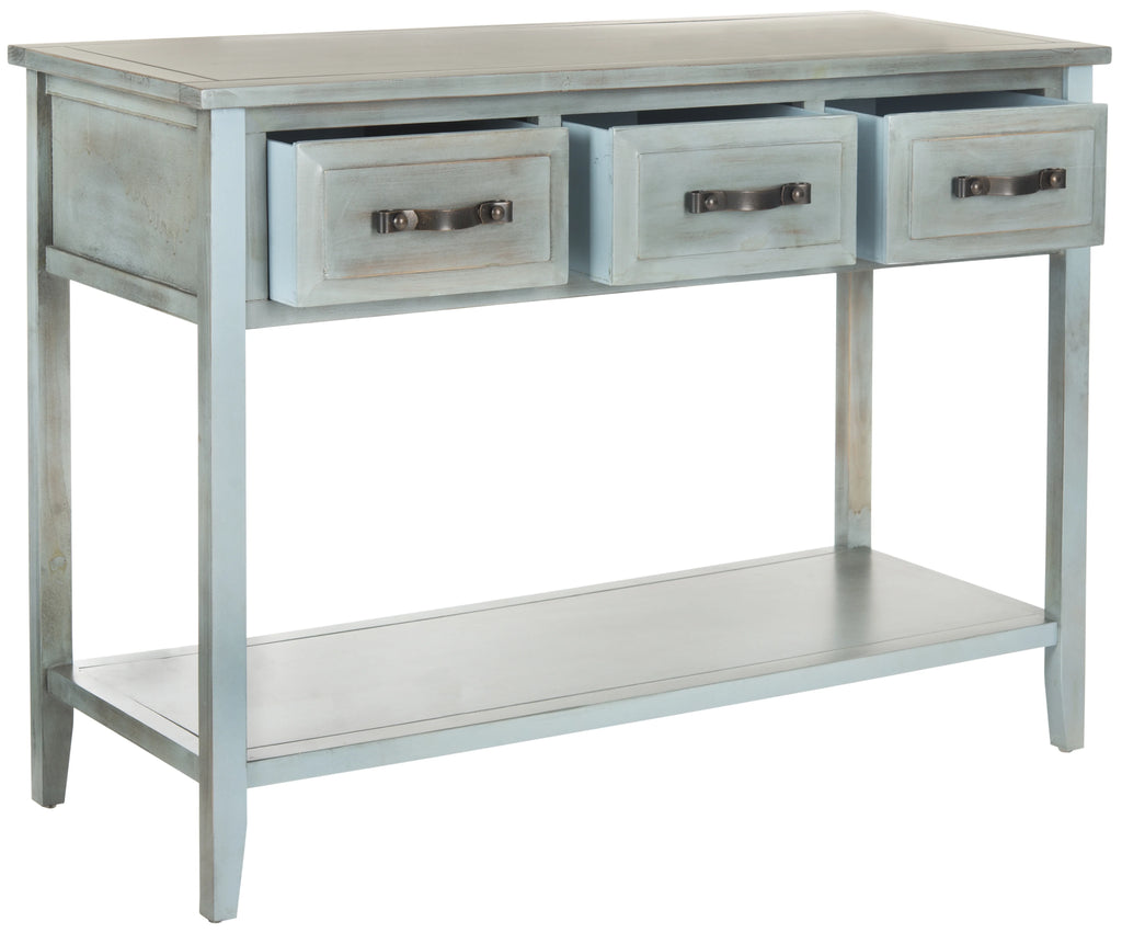 Rustic Console Table with 3 Drawers S148368