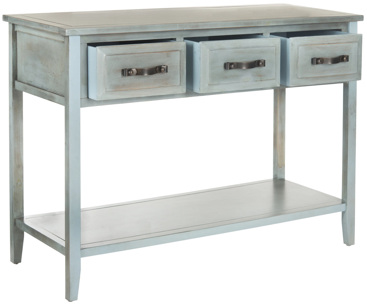 Rustic Console Table with 3 Drawers S148368