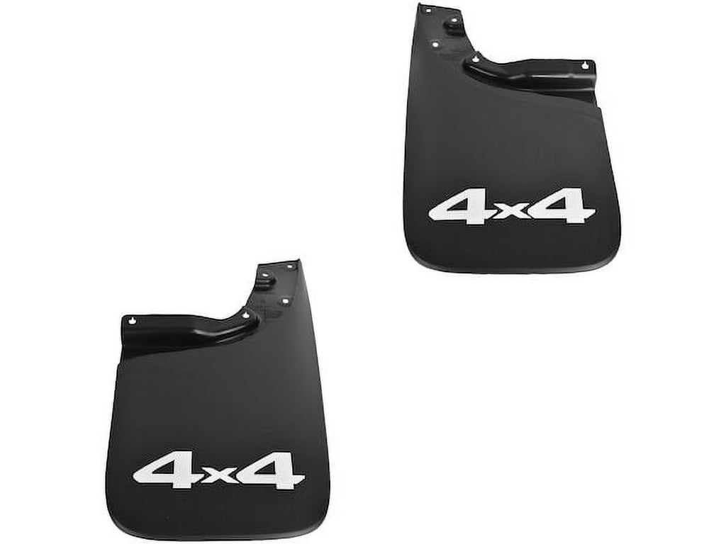 Black Mud Guard Flap Set of 2 T4526