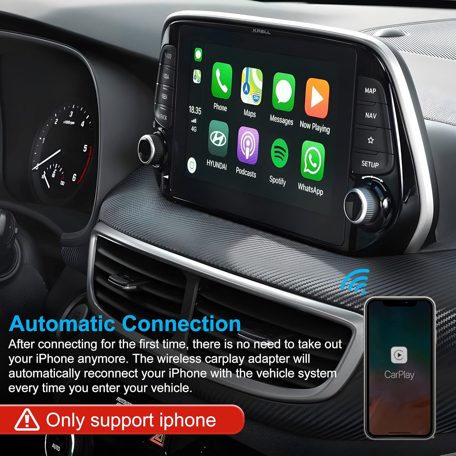 Wireless CarPlay Adapter Pack of 2 E6301