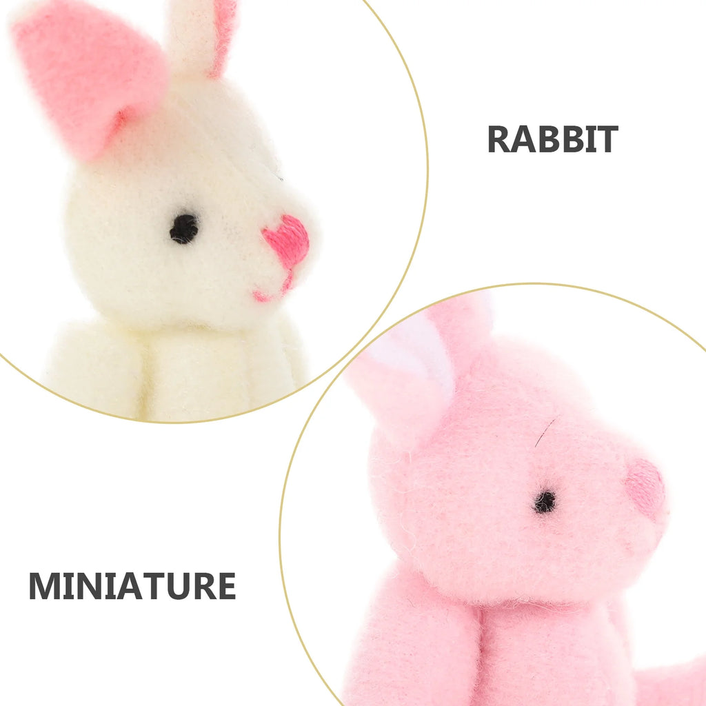 15 Pcs Mini Plush Toy Bunny Stuffed Animal L778620