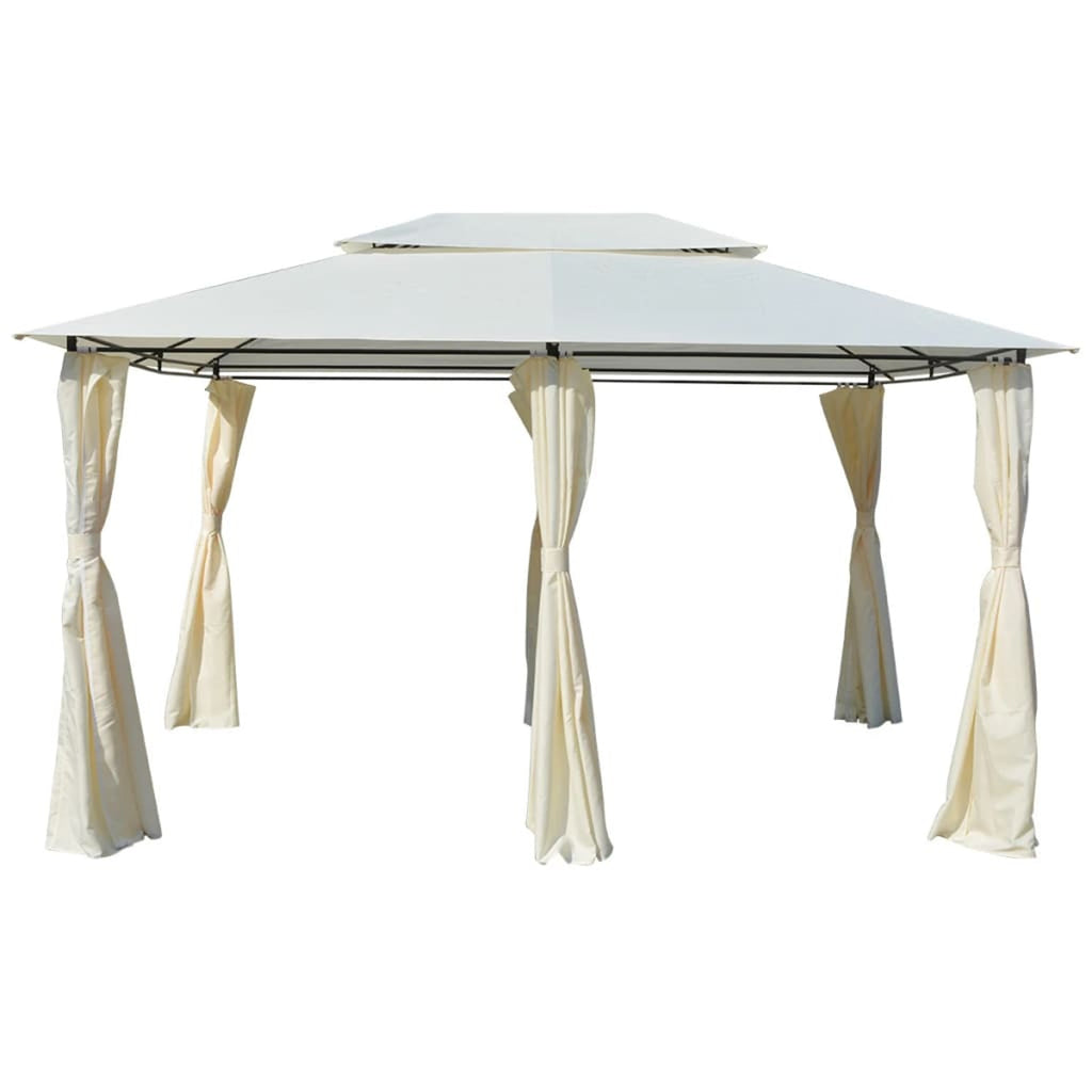White Garden Marquee with Curtains I97271