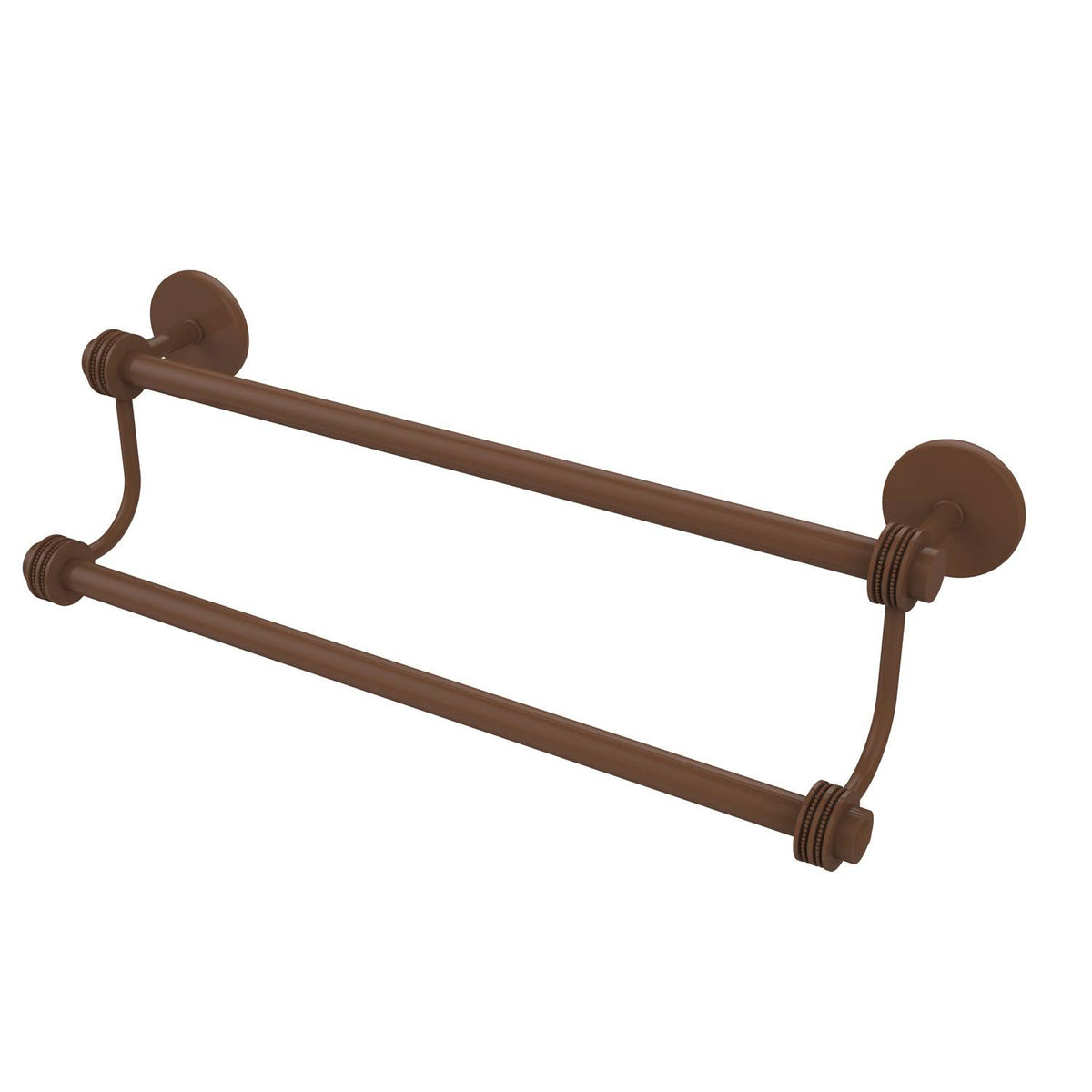 Antique Bronze Double Towel Bar P3084